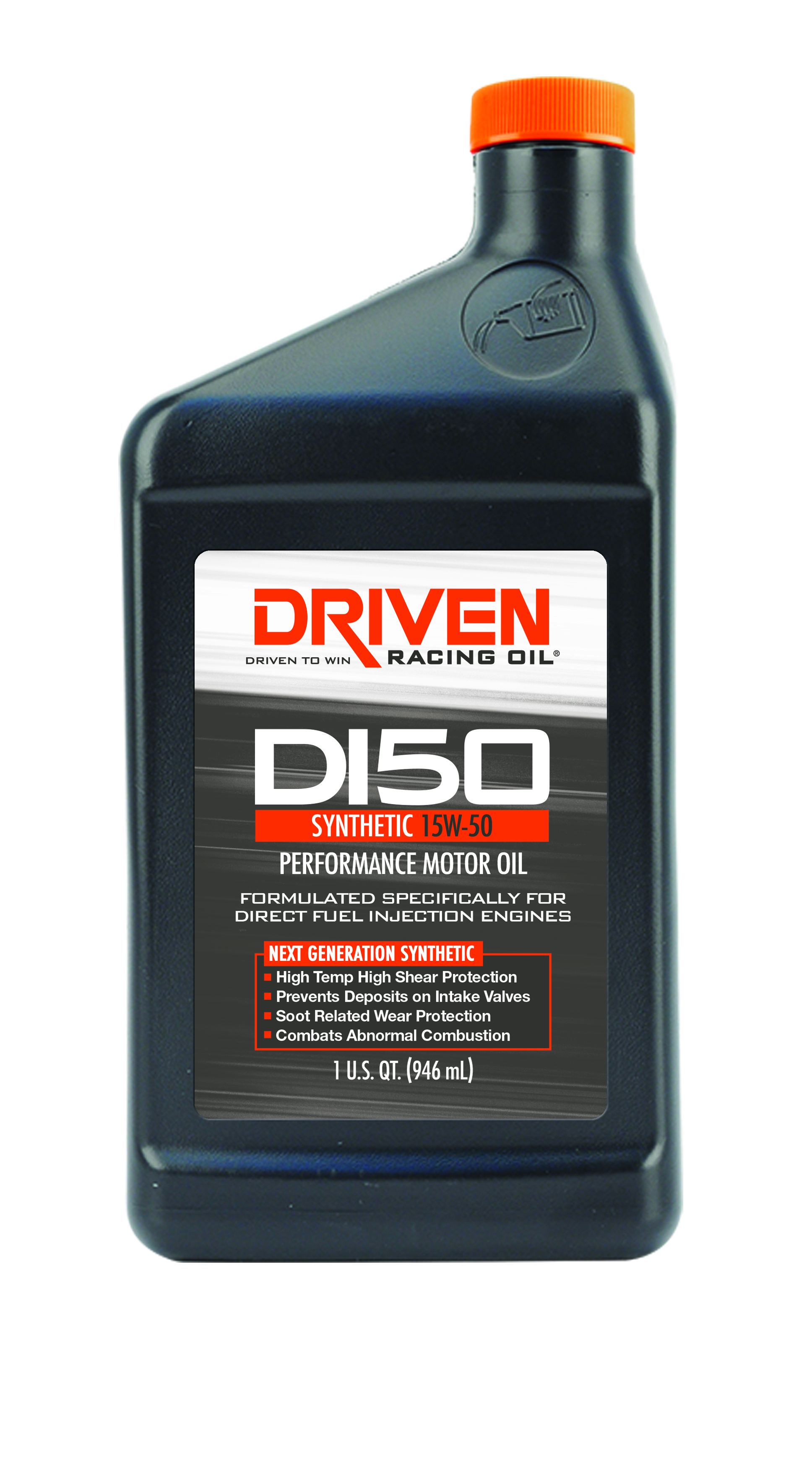 Driven Oil DI50 15W-50 Synthetic Direct Injection Engine Oil - 1 Quart Bottle JGP18506